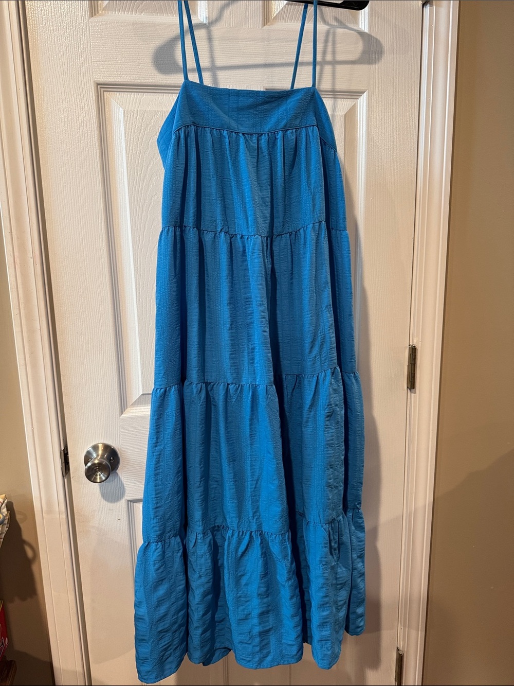 Entro Women’s Blue Tiered Maxi Dress